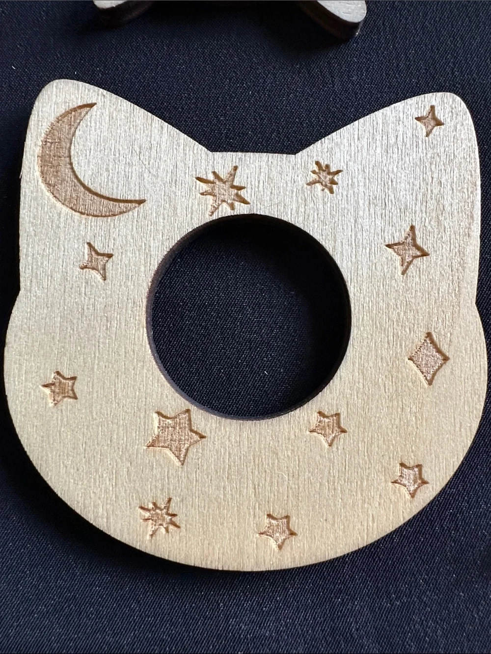 Wooden NWOT sphere holder. Choice of multiple shapes. Up to appx. 3” width